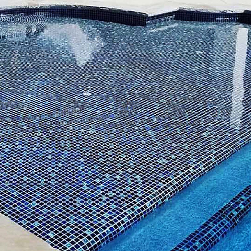 Summer, 1-1/8" x 1-1/8" - Porcelain Pool Tile - Image 8