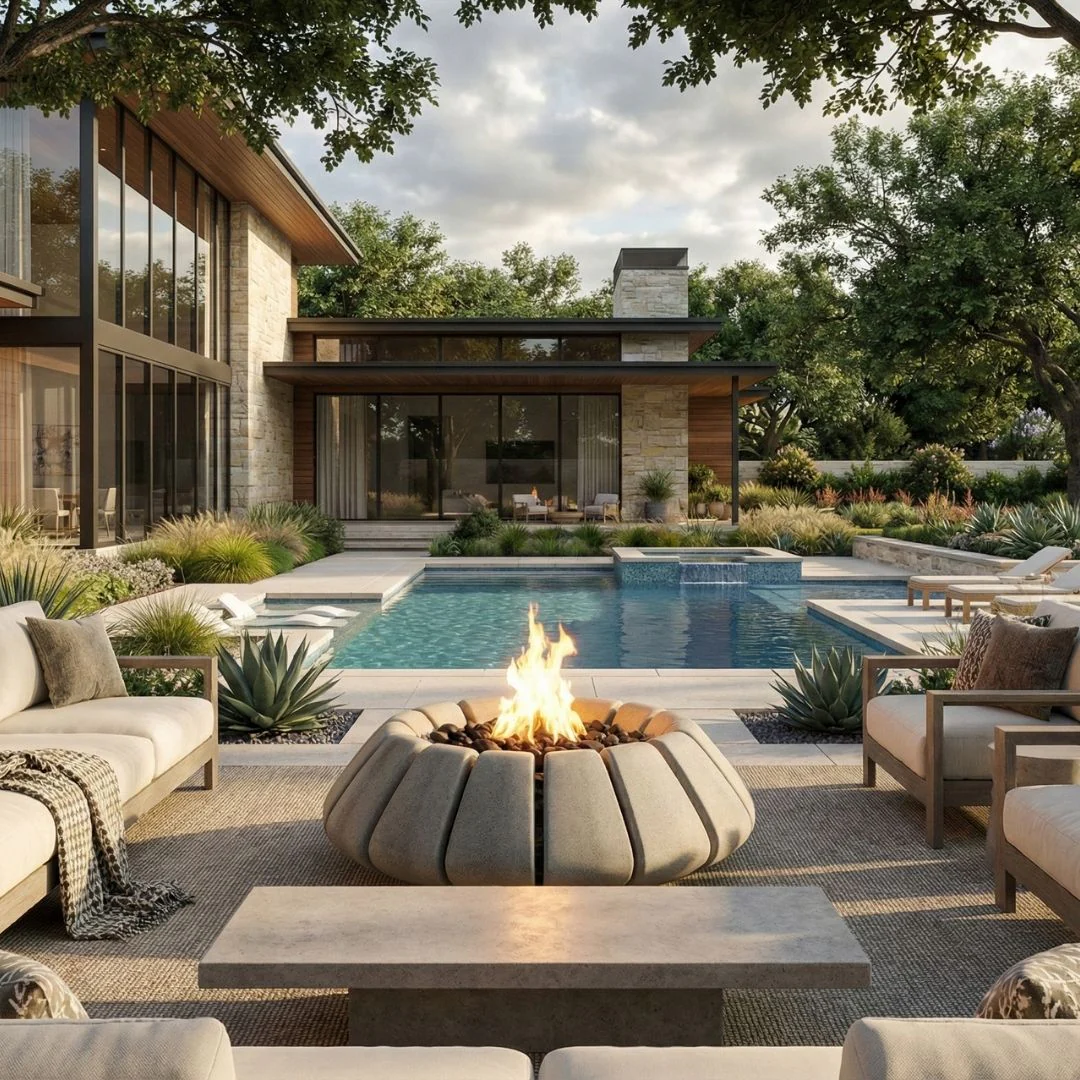 Sunflower Fire Bowl - Gas Fire Pit - Image 10
