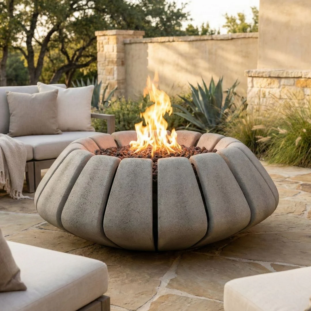 Sunflower Fire Bowl - Gas Fire Pit - Image 29