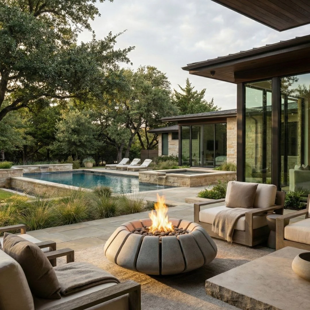 Sunflower Fire Bowl - Gas Fire Pit - Image 30