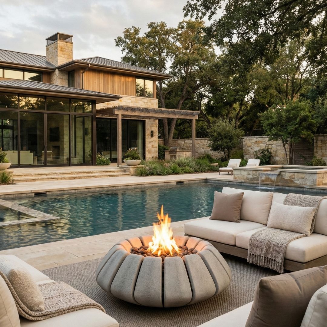Sunflower Fire Bowl - Gas Fire Pit - Image 31