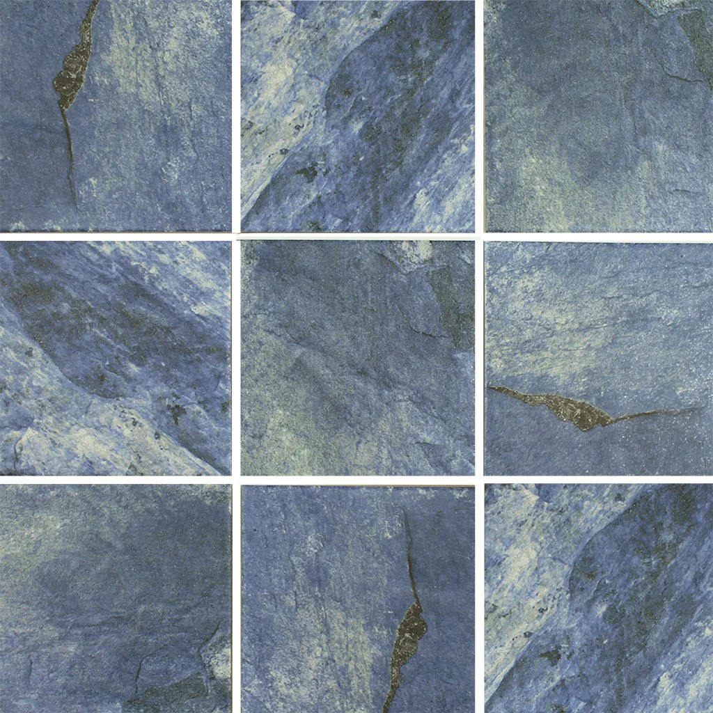 Surf Sea Wind Blue, 6" x 6" - Porcelain Pool Tile - Image 2