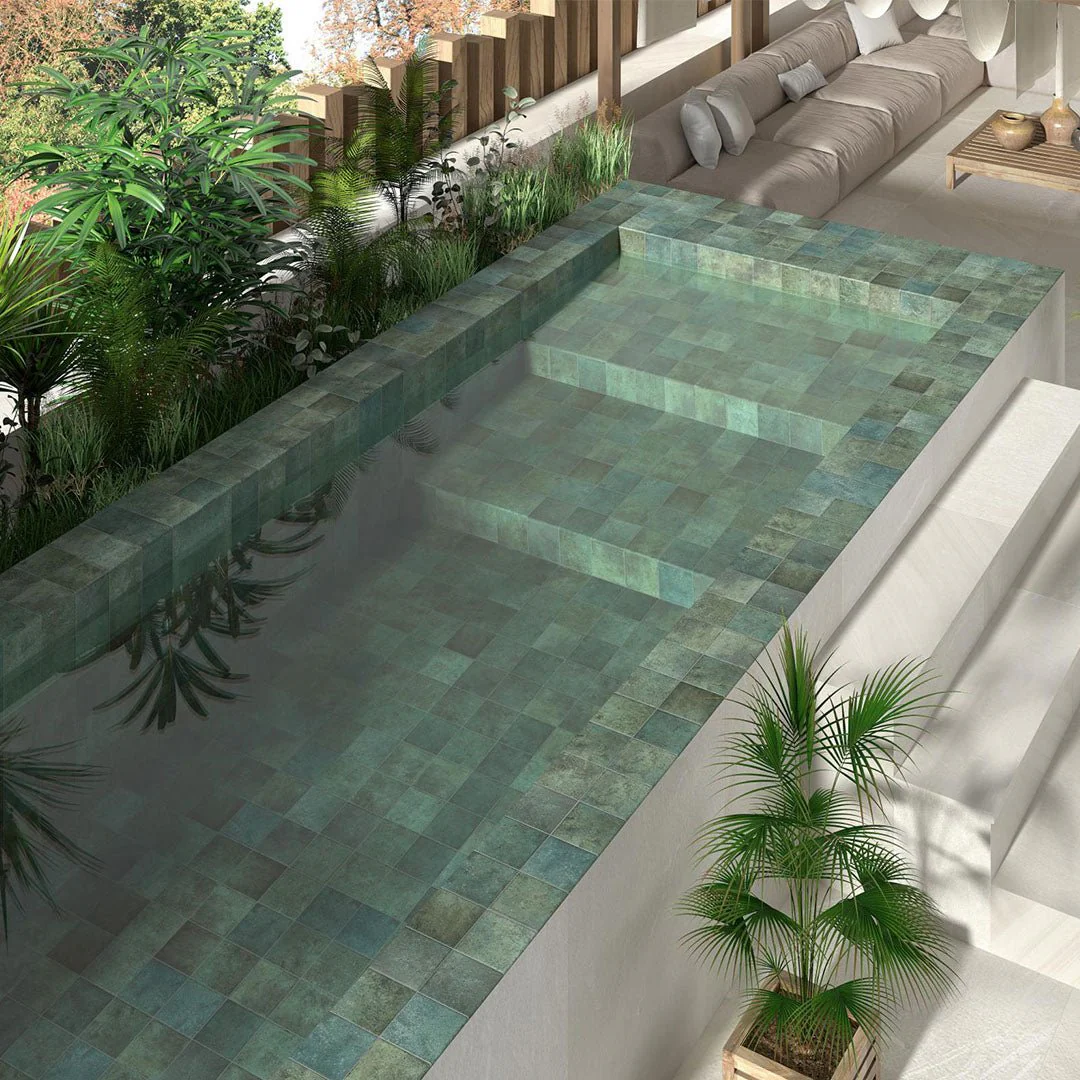 Tahiti Emerald Slip Resistant, 6" x 6" - Porcelain Tile - Image 3