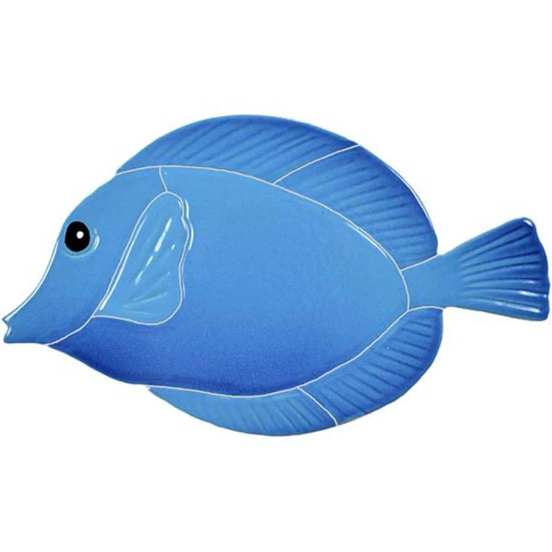 Tang Fish - Blue - Pool Mosaic