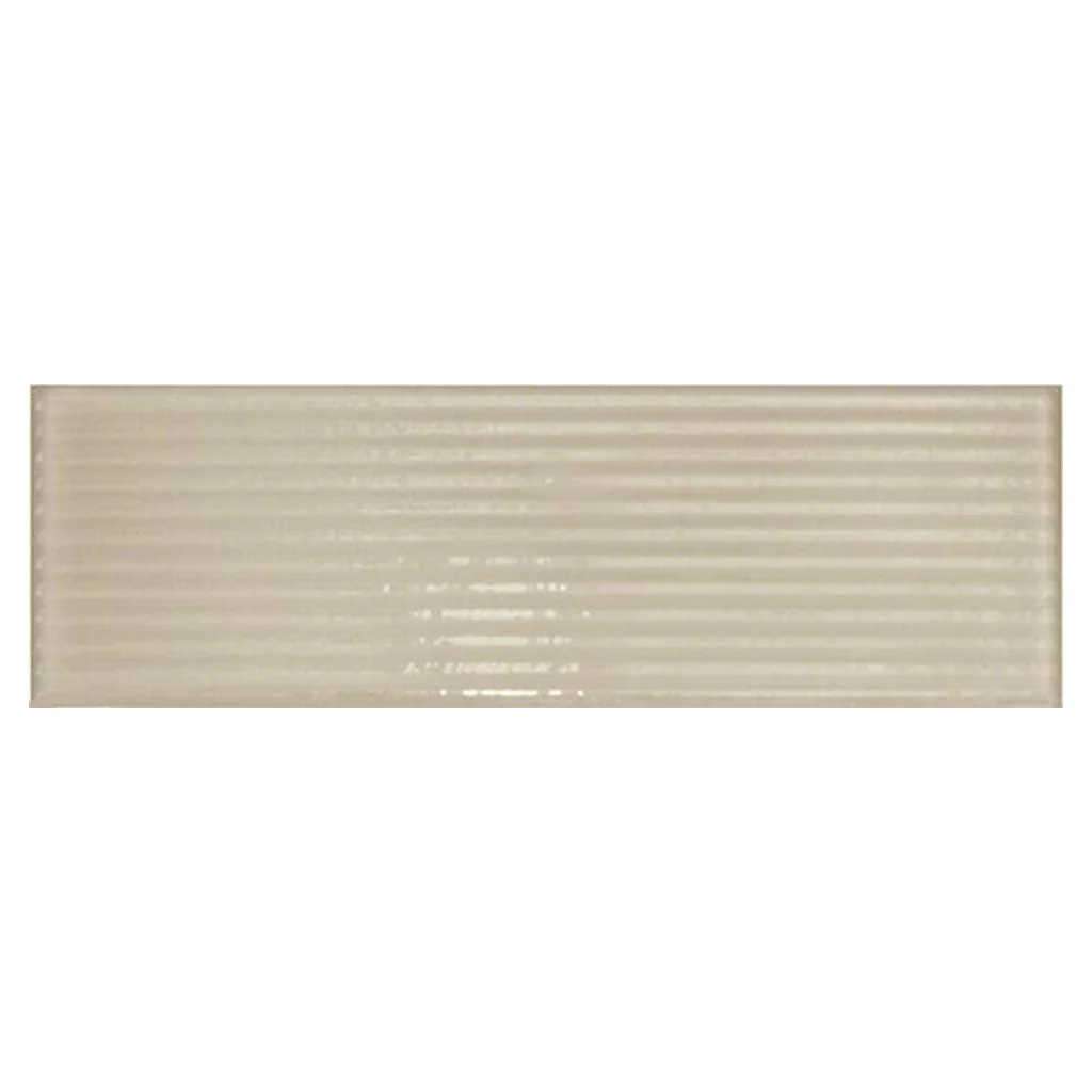 Taupe Groove, 4" x 12" - Porcelain Tile