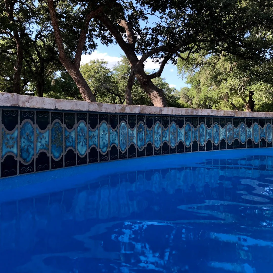 Teal Green, Mosaic - Porcelain Pool Tile - Image 7