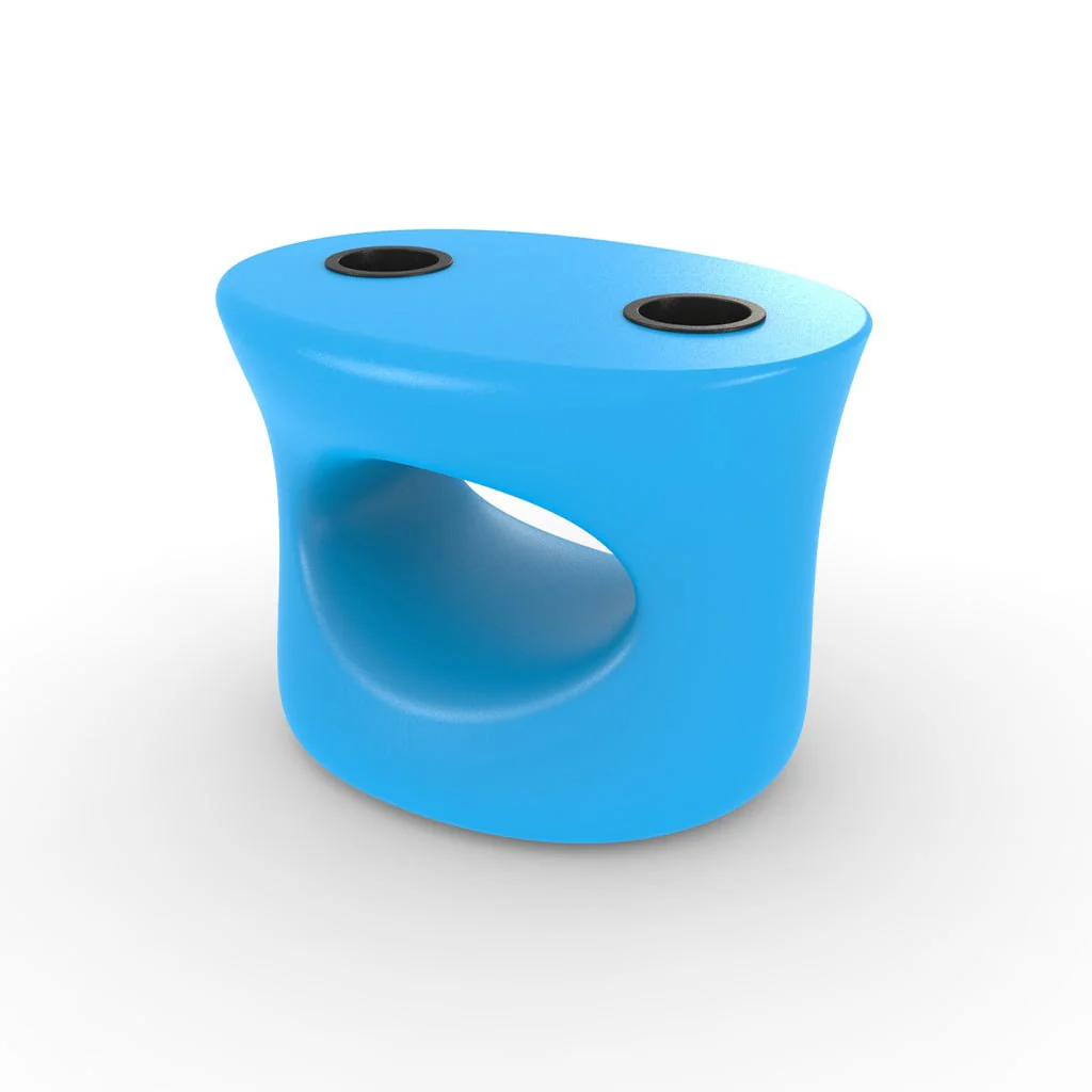 Amped Stool/Table with Black Cupholders - Pool & Patio Table - Image 9