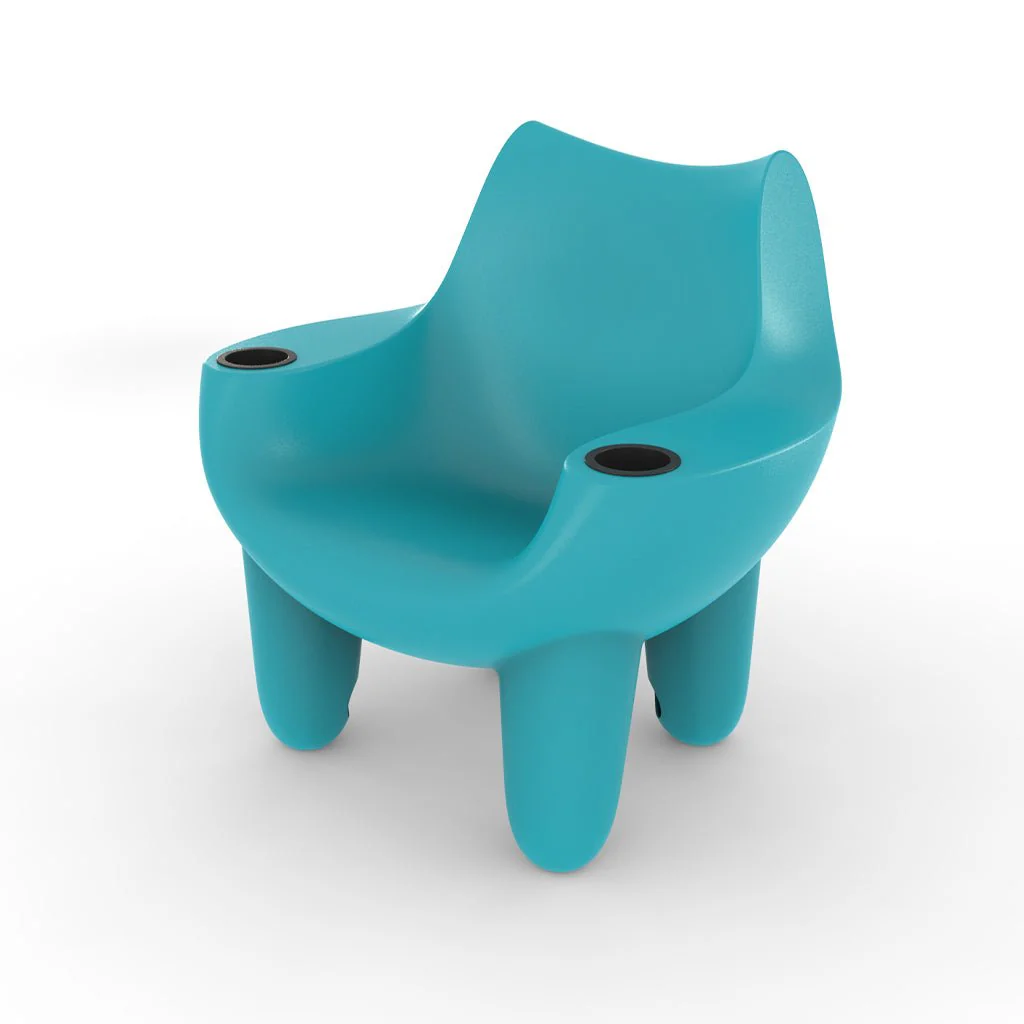 Mibster Chair with Black Cupholders (Set of Two) - Luxury Pool Chair - Image 11