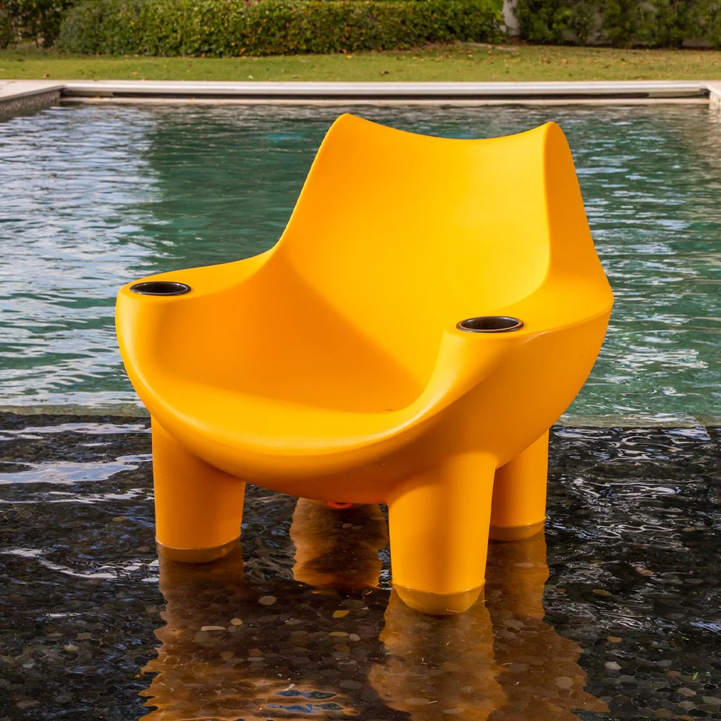 Mibster Chair with Black Cupholders (Set of Two) - Luxury Pool Chair - Image 7