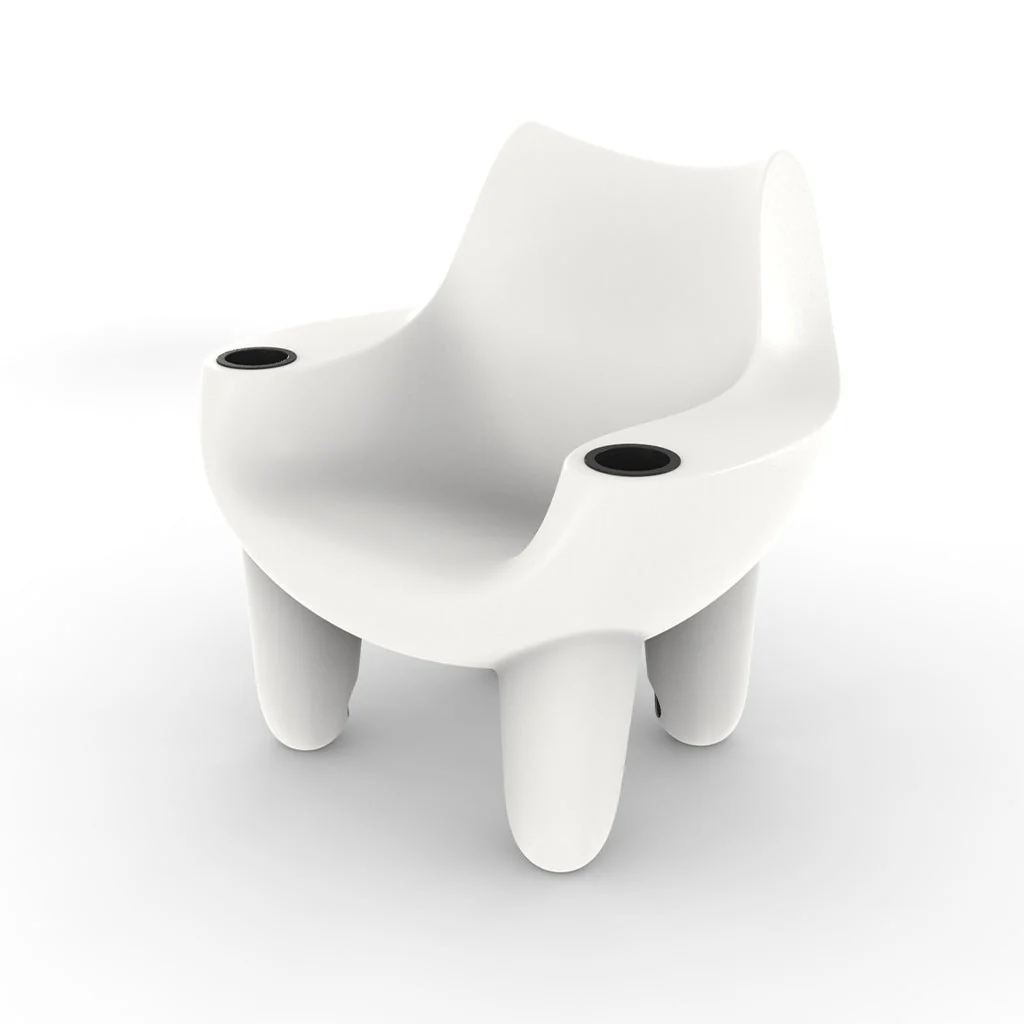 Mibster Chair with Black Cupholders (Set of Two) - Luxury Pool Chair - Image 9