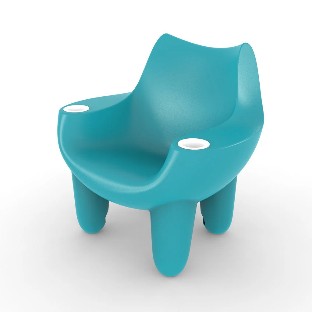 Mibster Chair with White Cupholders (Set of Two) - Luxury Pool Chair - Image 11
