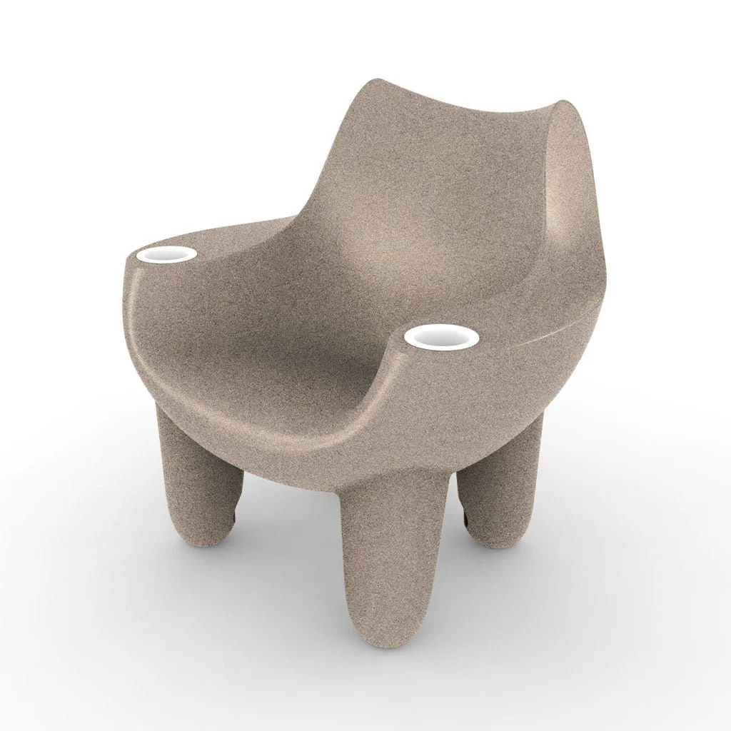 Mibster Chair with White Cupholders (Set of Two) - Luxury Pool Chair - Image 15