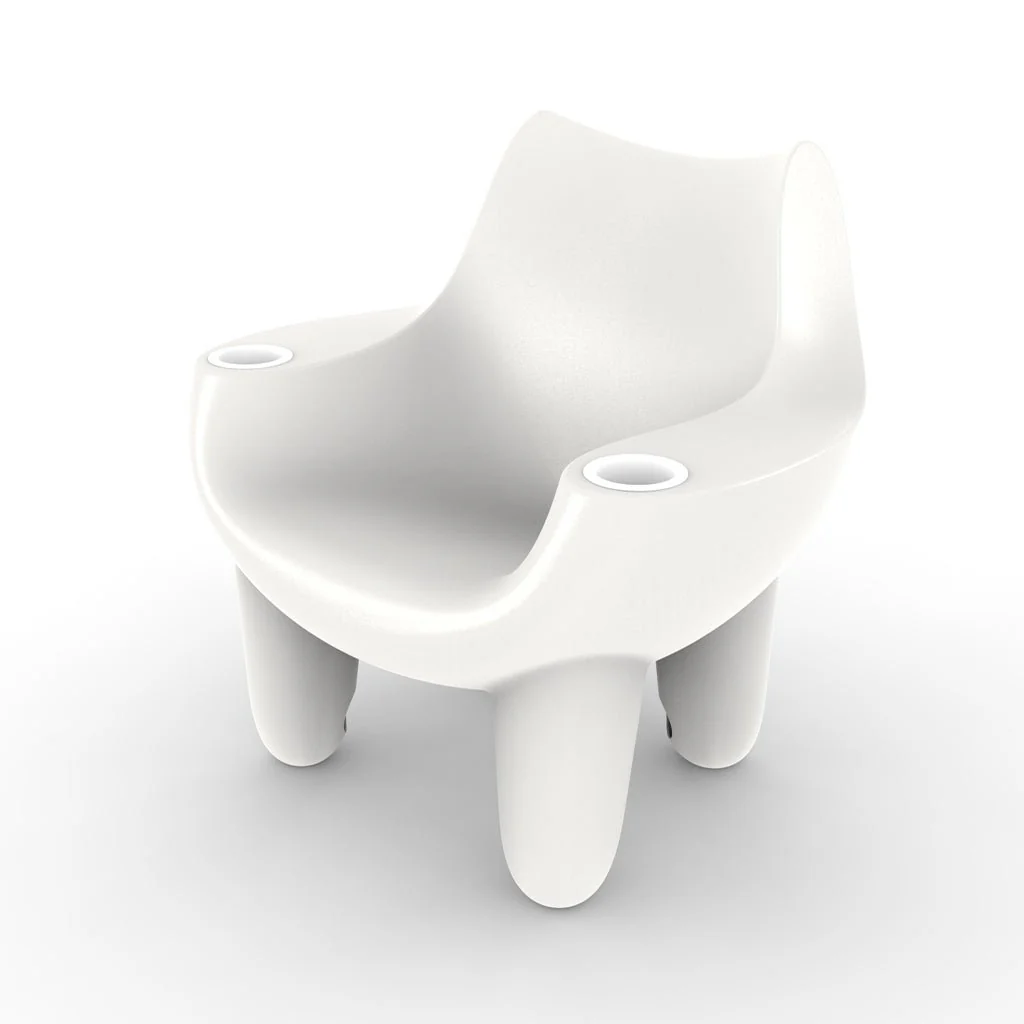 Mibster Chair with White Cupholders (Set of Two) - Luxury Pool Chair - Image 7