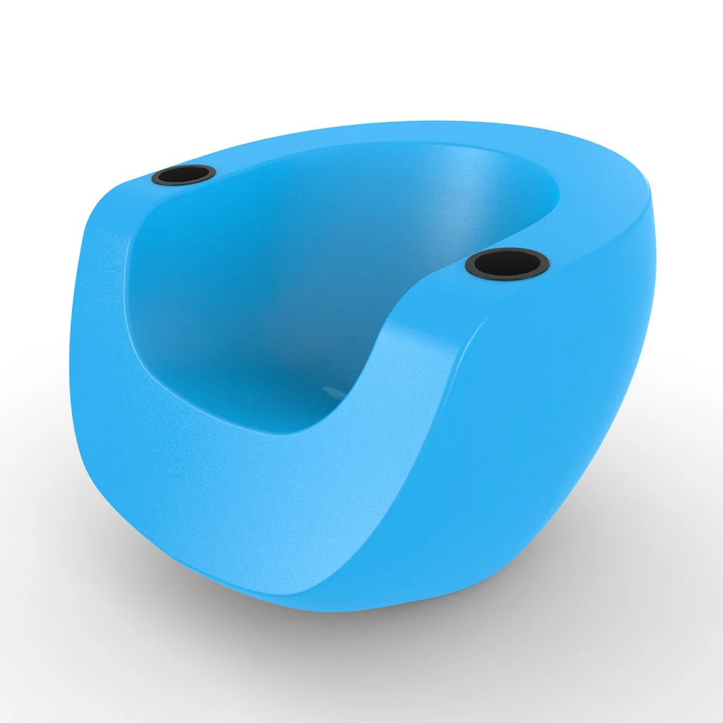 Moon Chair with Black Cupholders (Set of Two) - Luxury Pool Chair - Image 10
