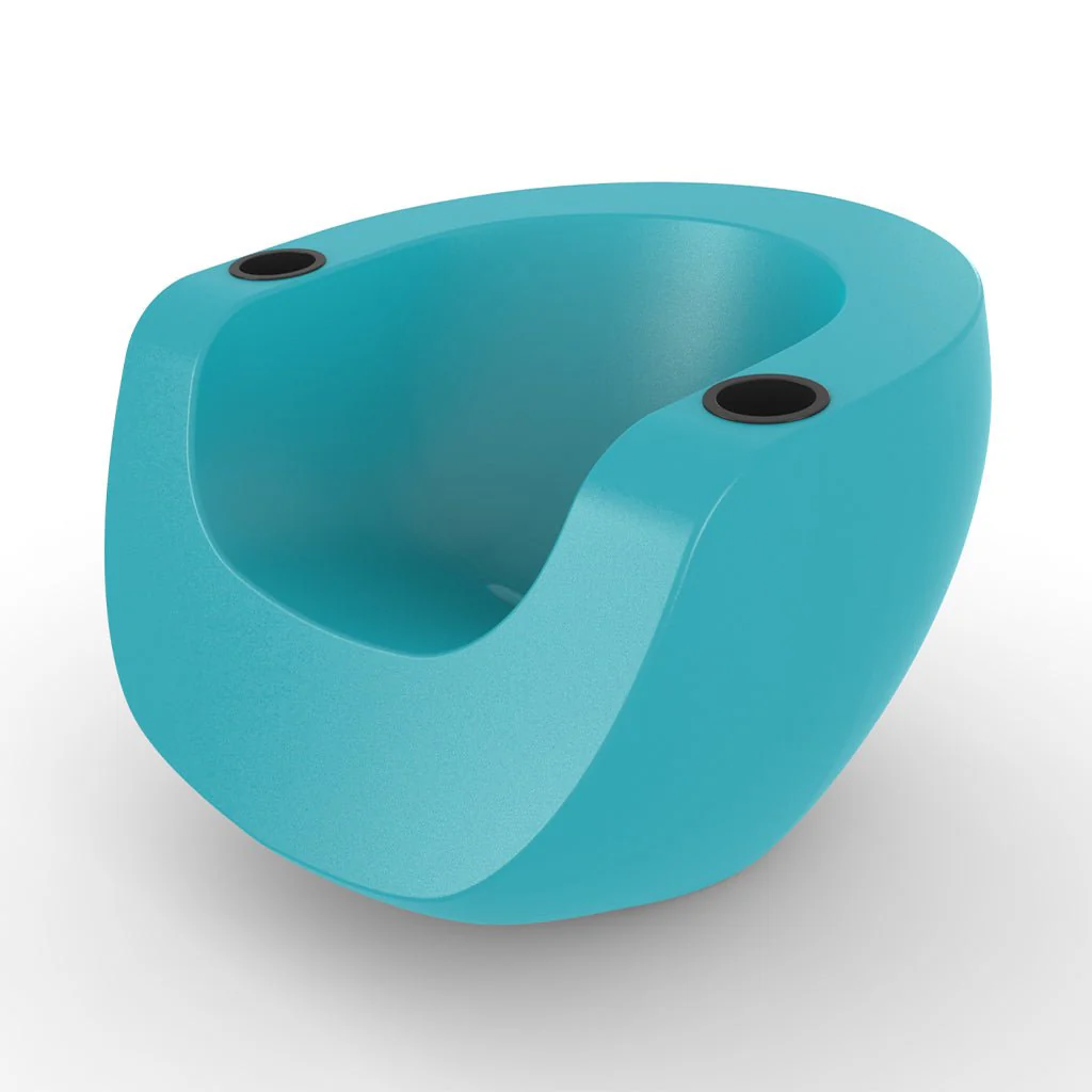 Moon Chair with Black Cupholders (Set of Two) - Luxury Pool Chair - Image 11