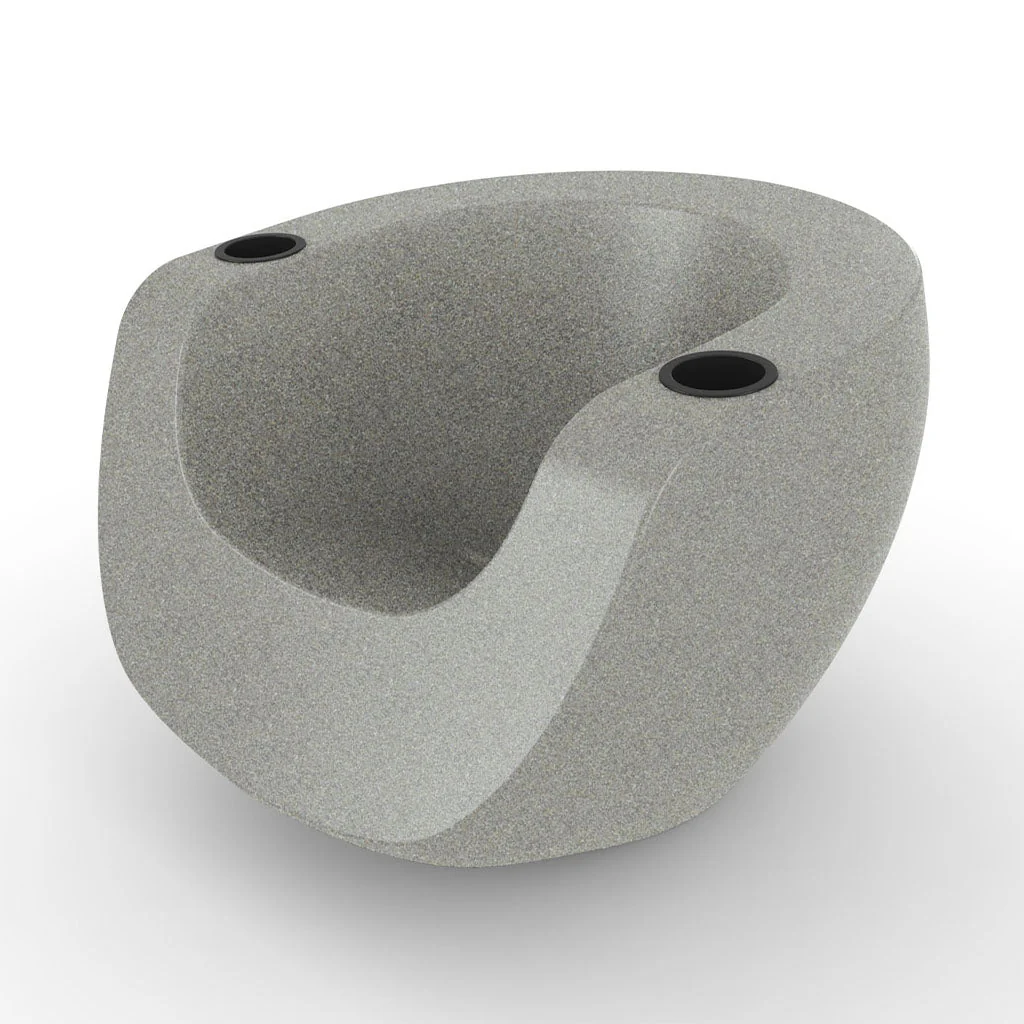 Moon Chair with Black Cupholders (Set of Two) - Luxury Pool Chair - Image 14