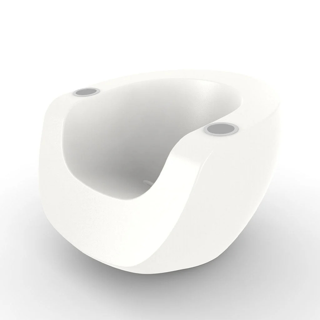 Moon Chair with White Cupholders (Set of Two) - Luxury Pool Chair - Image 15