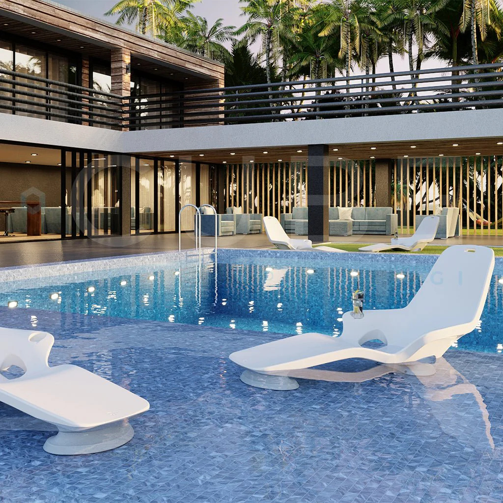 Shayz In-Pool Lounger (Set of Two) - Luxury Pool Lounge Chair - Image 10