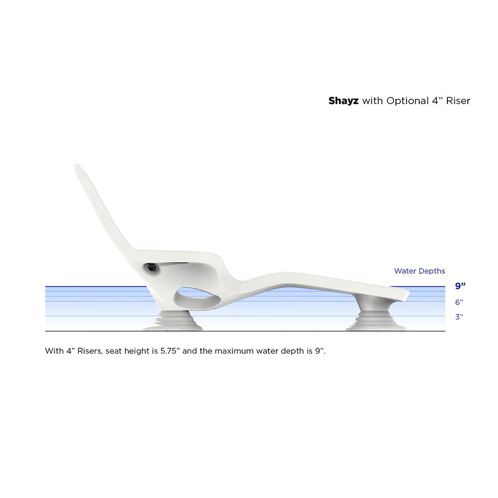 Shayz In-Pool Lounger (Set of Two) - Luxury Pool Lounge Chair - Image 14