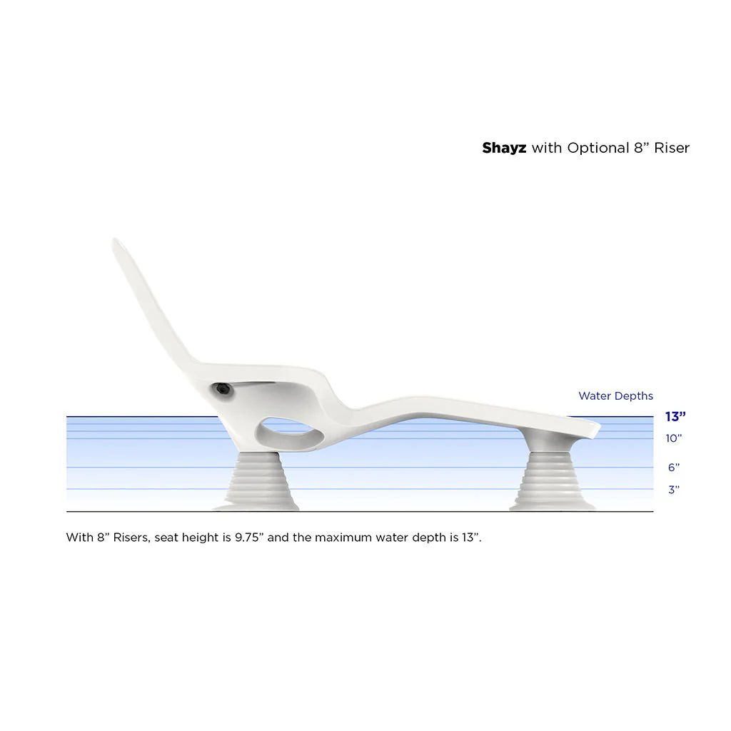 Shayz In-Pool Lounger (Set of Two) - Luxury Pool Lounge Chair - Image 15