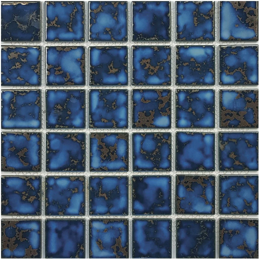 Terra Blue, 2" x 2" - Porcelain Pool Tile