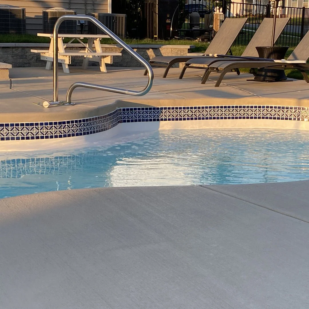Terra Blue, Mosaic - Porcelain Pool Tile - Image 2