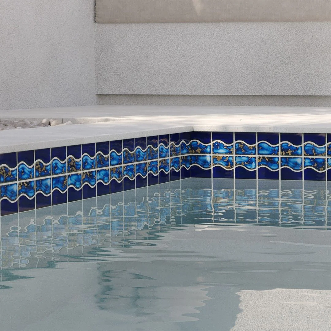 Terra, Mosaic - Porcelain Pool Tile - Image 5