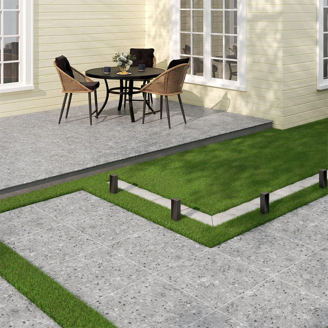 Terrazo Gris, 24" x 24" - 2CM Outdoor Porcelain Paver - Image 6