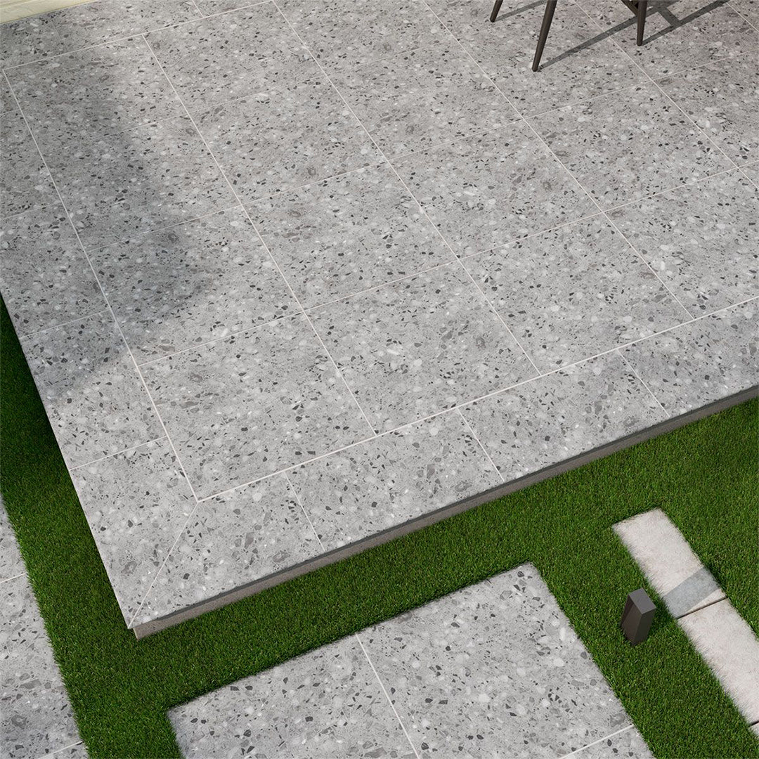 Terrazo Gris, 24" x 24" - 2CM Outdoor Porcelain Paver - Image 7