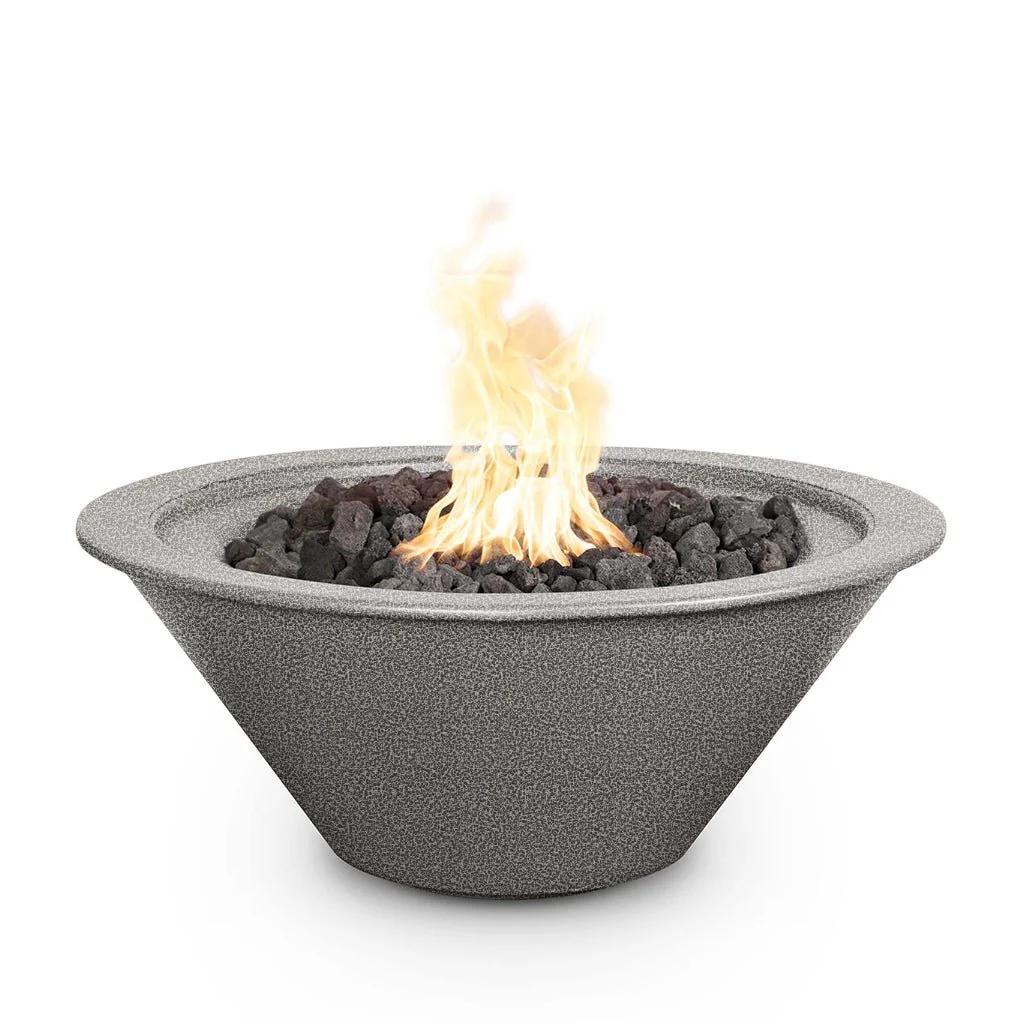 Cazo 36" Round Fire Bowl, Powder Coated Metal - Fire Feature - Image 6