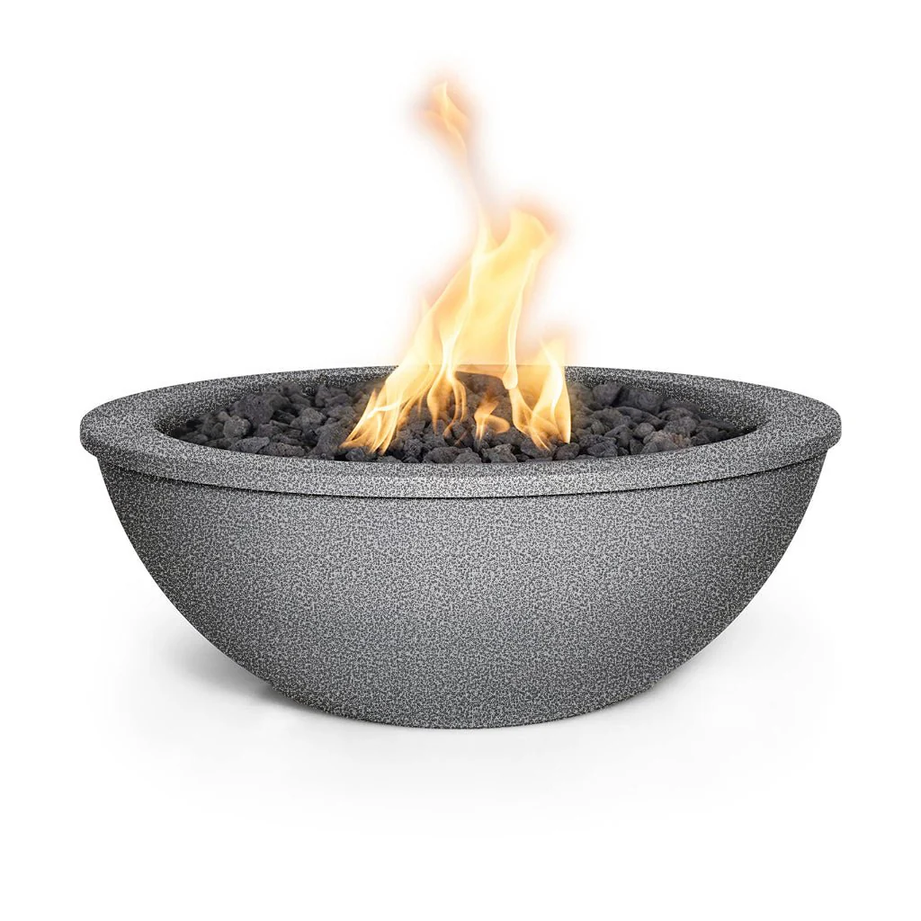 Sedona 27" Round Fire Bowl, Powder Coated Metal - Fire Feature - Image 6