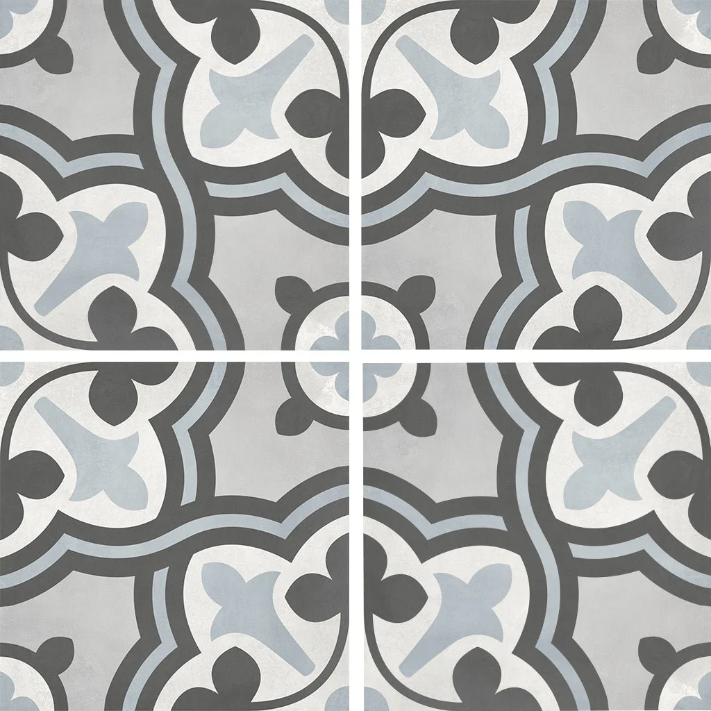 Tide Baroque, 8" x 8" - Porcelain Tile