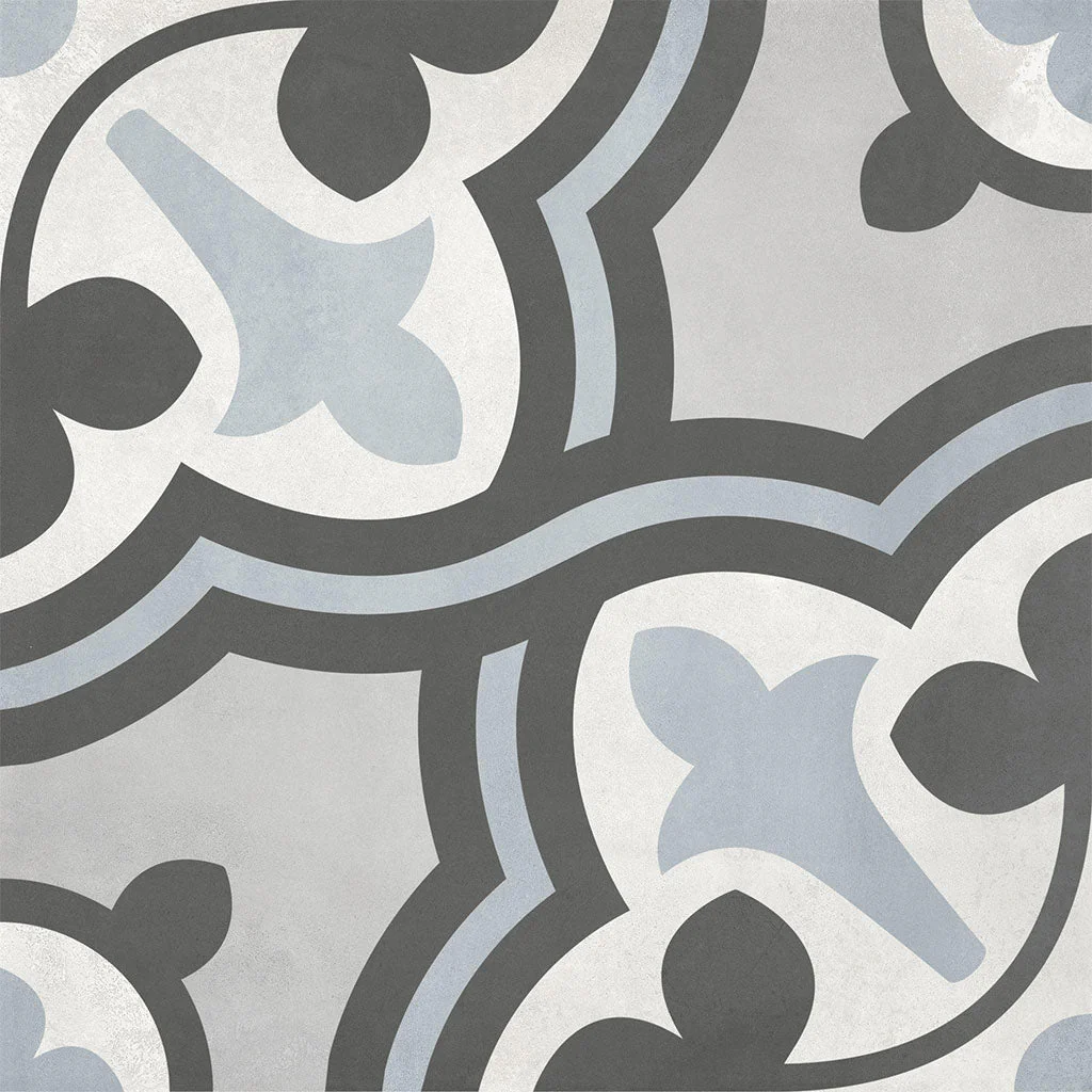 Tide Baroque, 8" x 8" - Porcelain Tile - Image 2
