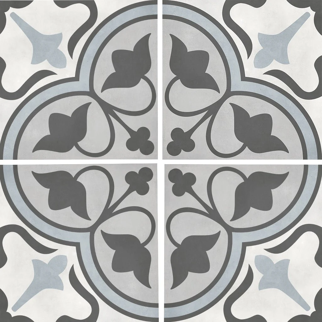 Tide Clover, 8" x 8" - Porcelain Tile