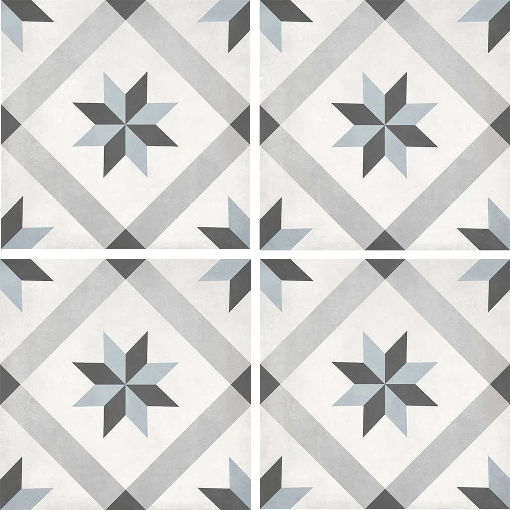 Tide Compass, 8" x 8" - Porcelain Tile