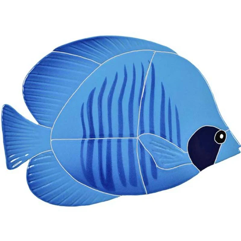 Tiger Tang - Blue - Pool Mosaic