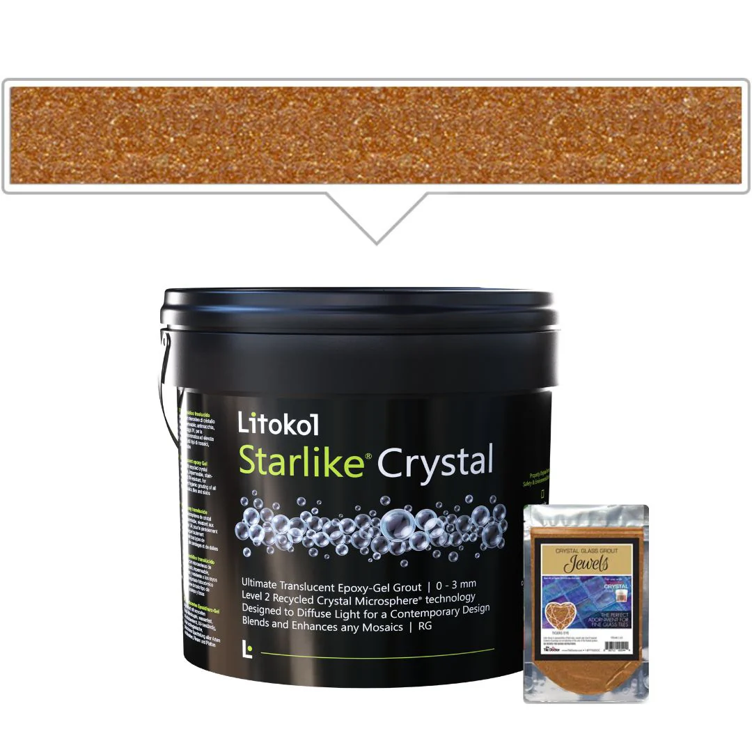 Tigers Eye J.25, 5.5lb Pail + Color Pack - Tile Grout
