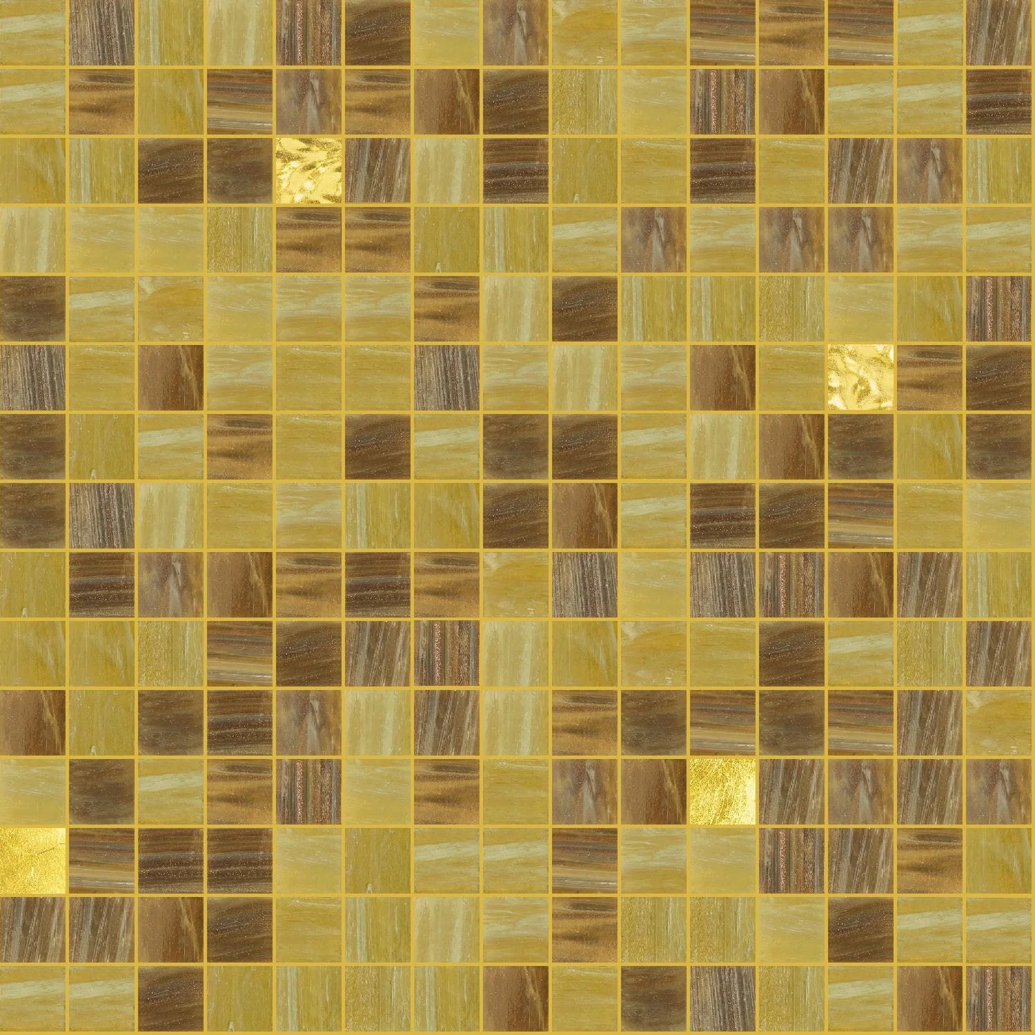 Toffee, 3/4" x 3/4" - Glass Tile