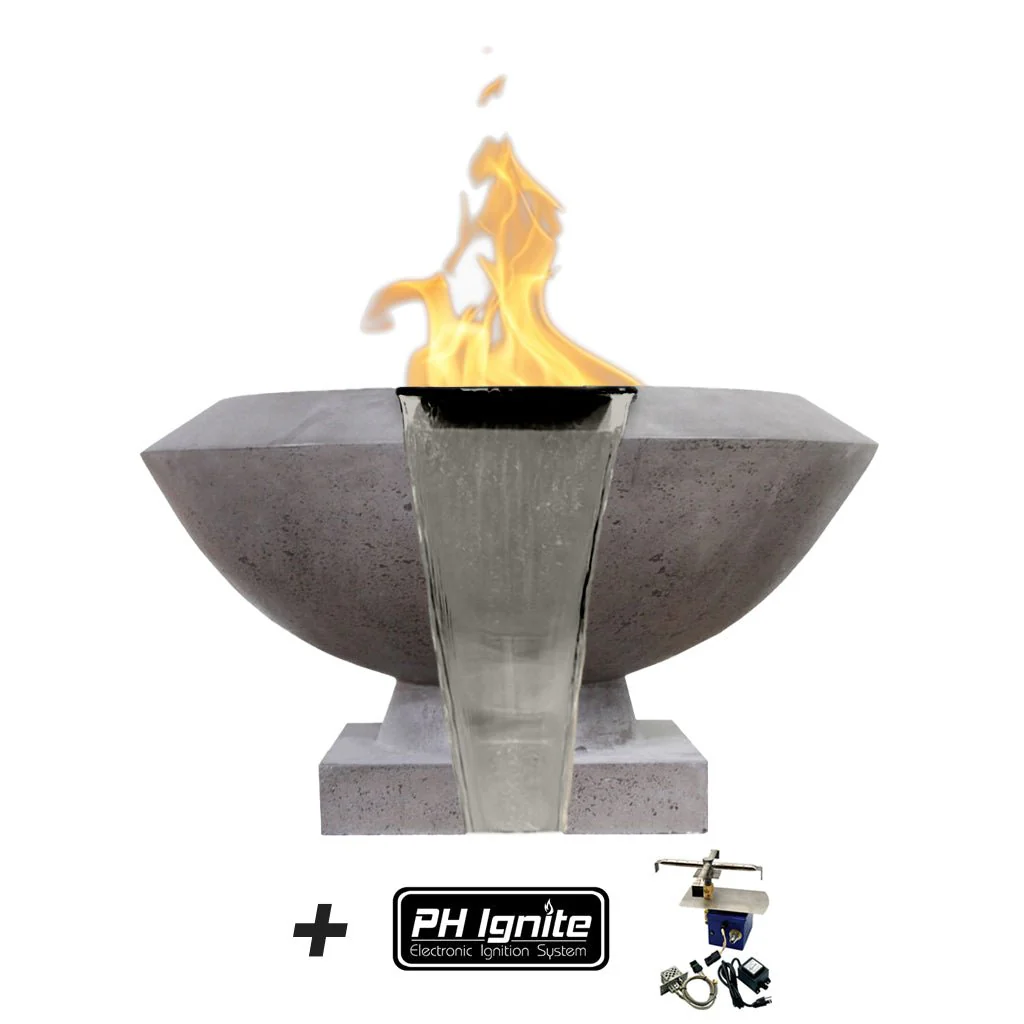 Toscana Fire/Water Bowl - Gas Fire Feature - Image 10