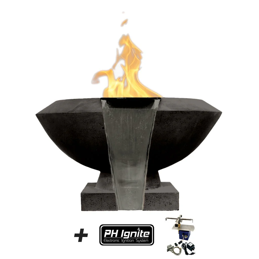 Toscana Fire/Water Bowl - Gas Fire Feature - Image 11