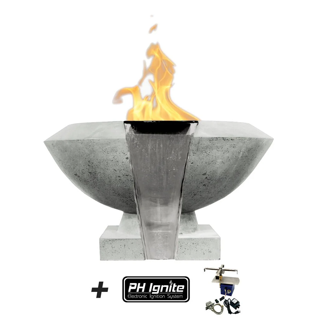 Toscana Fire/Water Bowl - Gas Fire Feature - Image 9