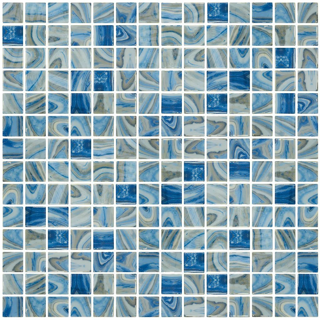 Tourmaline, 1" x 1" - Glass Tile