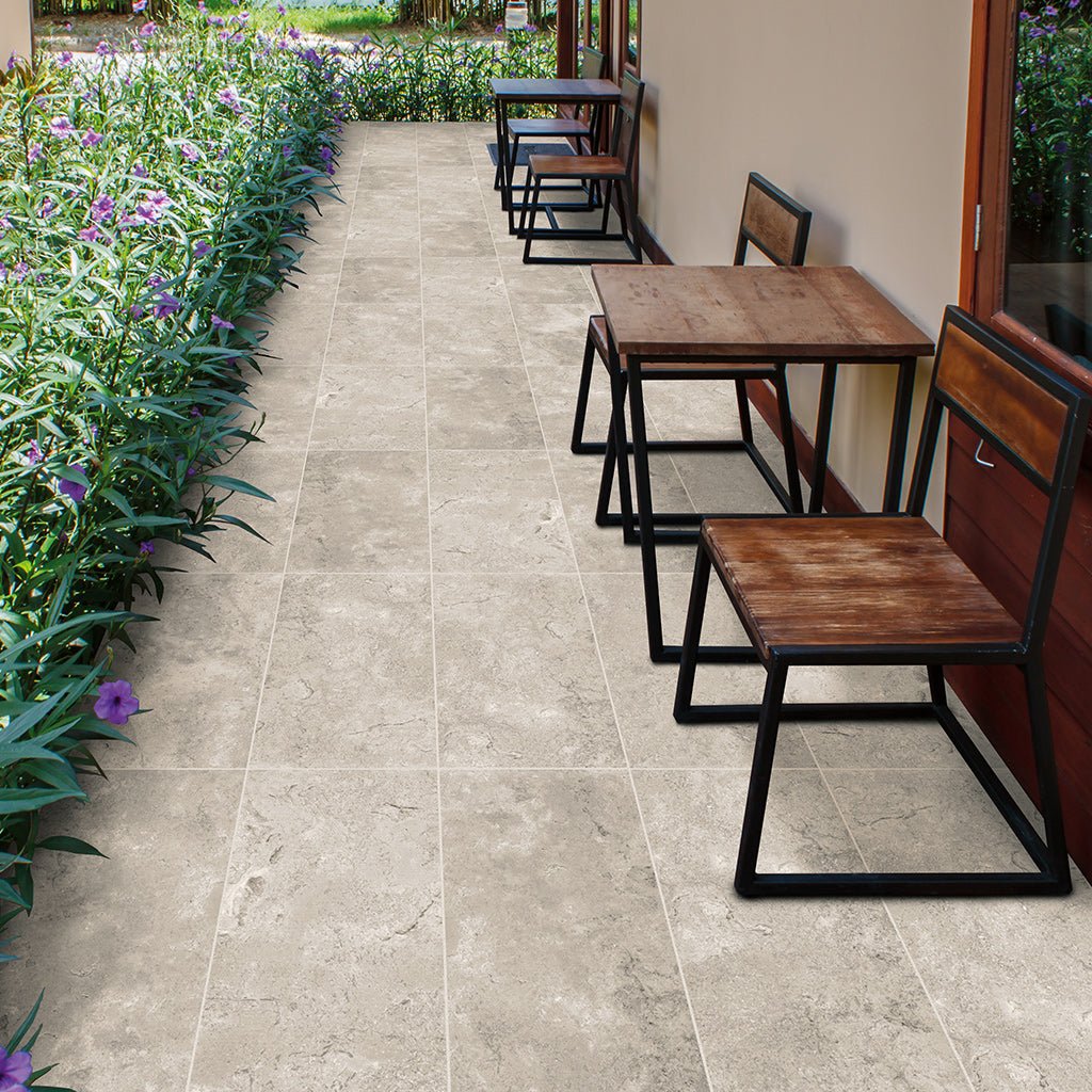 Travertino Beige, 16" x 32" - 2CM Outdoor Porcelain Paver - Image 2