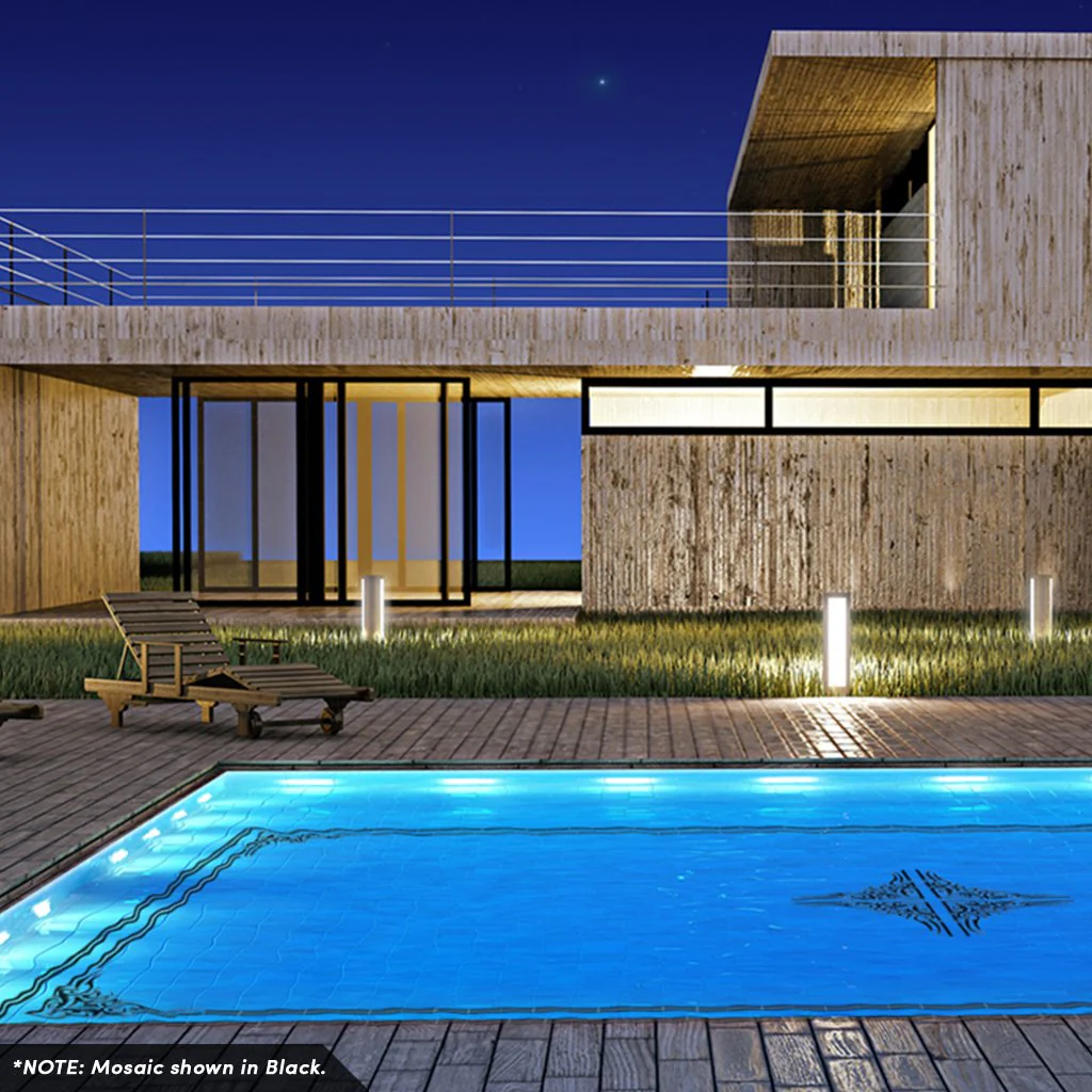Tribal Corner - Blue - Pool Mosaic - Image 2