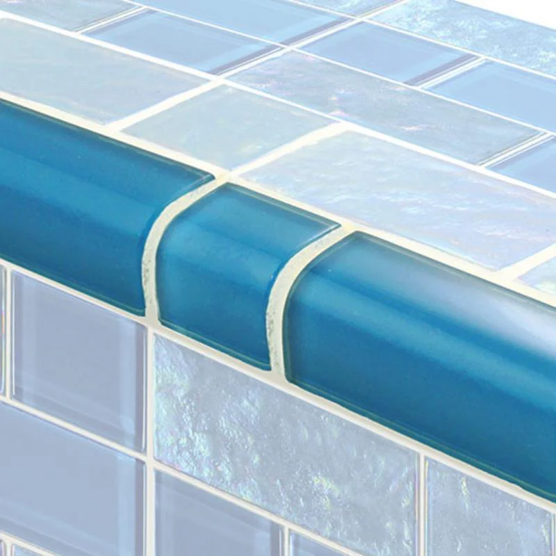 Azure, Trim Mixed - Glass Tile