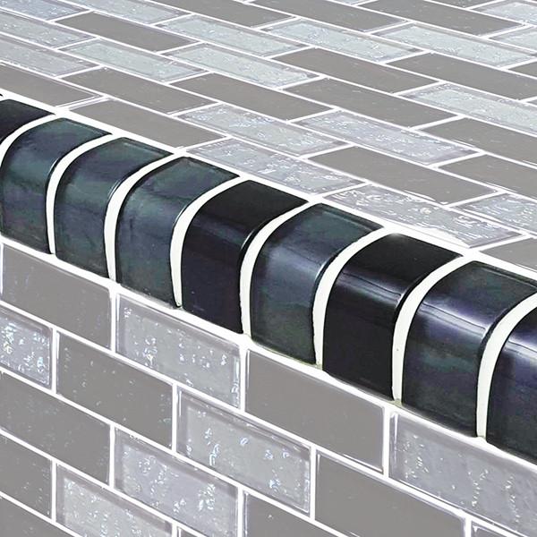 Slate, Trim - Glass Tile