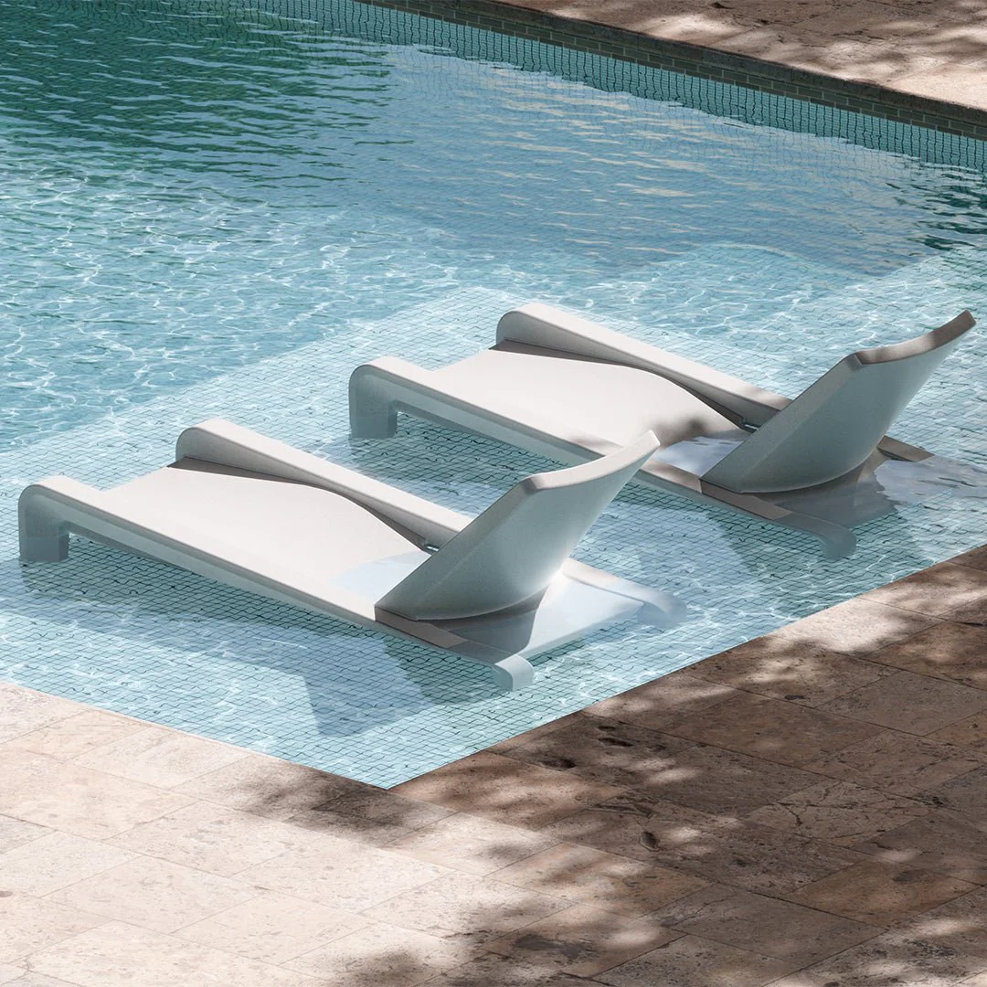 Tupelo Goods Deck Chaise Lounger - Pool & Patio Lounge Chair - Image 3
