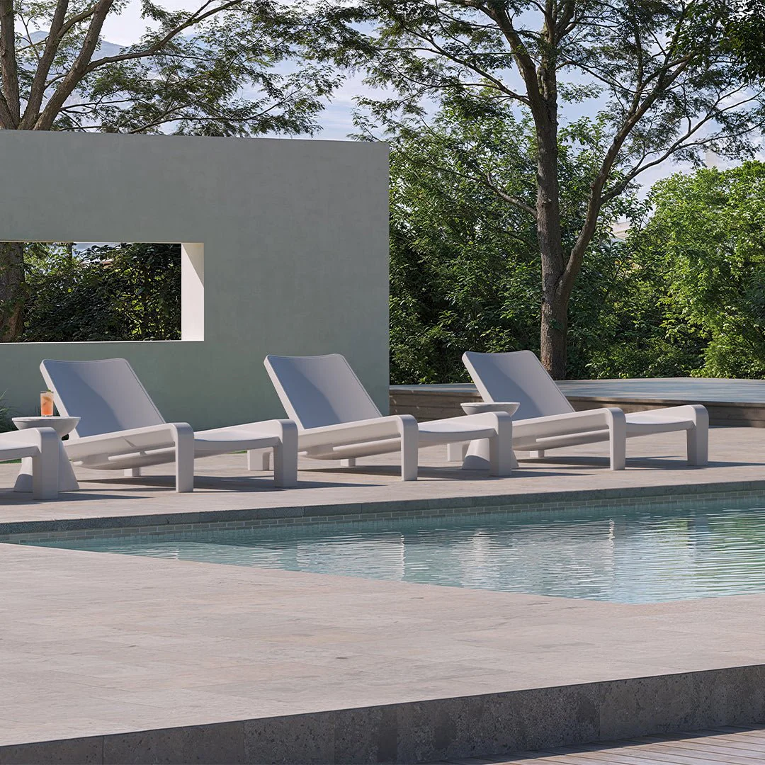 Tupelo Goods Deck Chaise Lounger - Pool & Patio Lounge Chair - Image 6