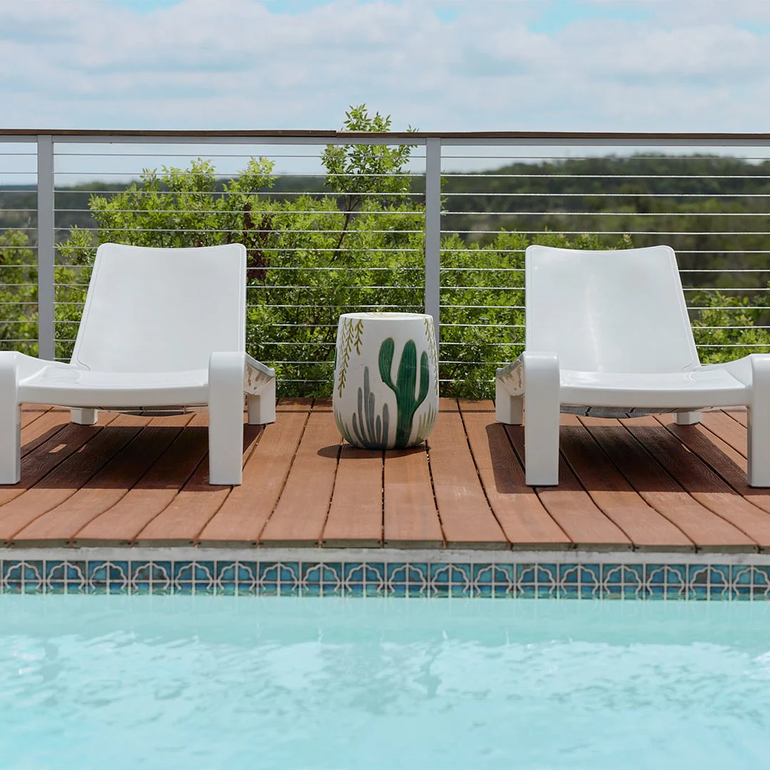Tupelo Goods Deck Chaise Lounger - Pool & Patio Lounge Chair - Image 7