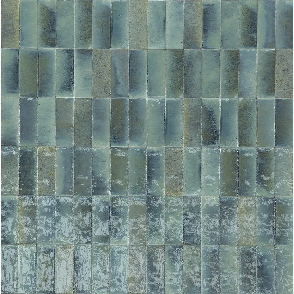 Turchese Glossy, 3" x 8" - Porcelain Tile - Image 2